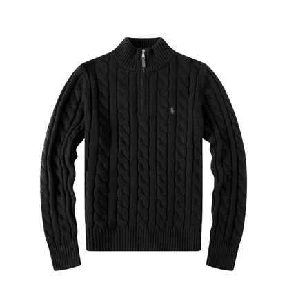 OUTLET™ Cashmere Cable Knit Sweater (Black Friday)