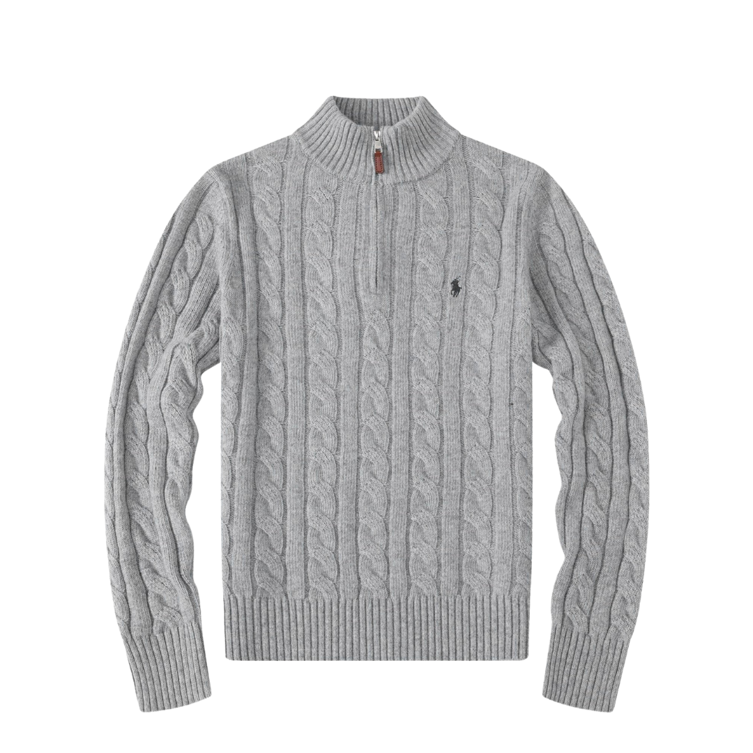 OUTLET™ Cashmere Cable Knit Sweater (Black Friday)