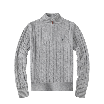 OUTLET™ Cashmere Cable Knit Sweater (Black Friday)